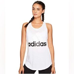 adidas Women’s Essentials Linear Loose Tank Top, XS